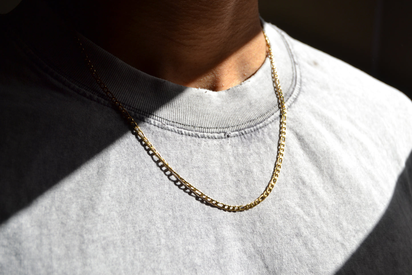Men’s Gold 3mm figaro