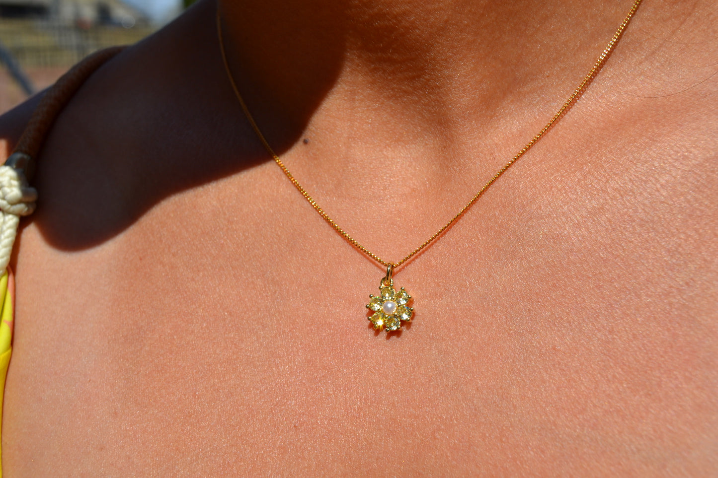Women's Golden Bloom Necklace