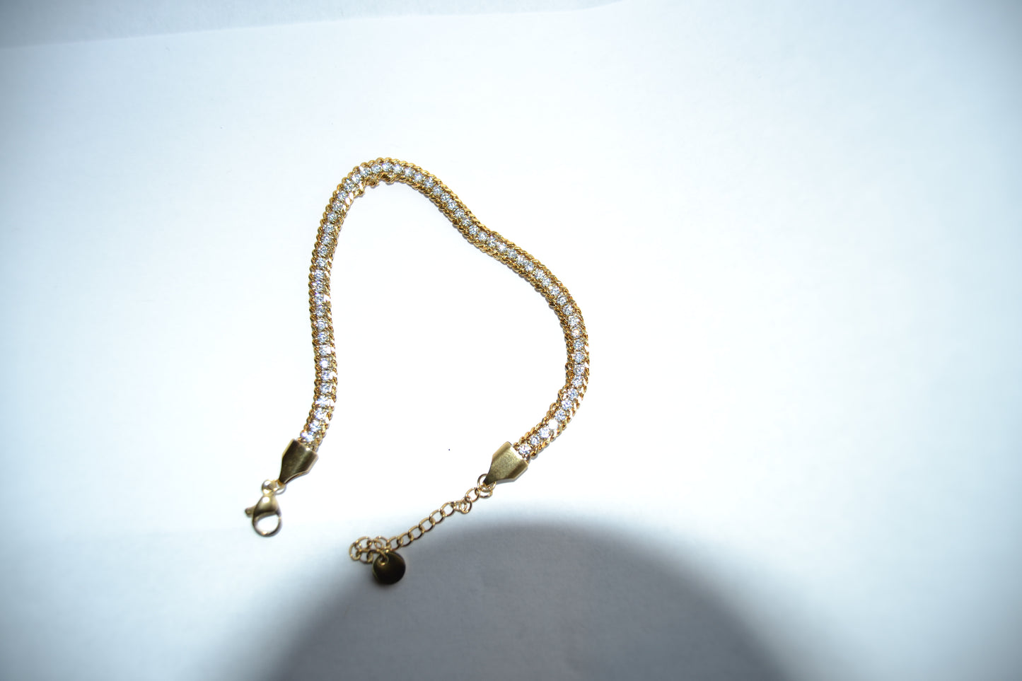 Men's Gold Tennis Bracelet