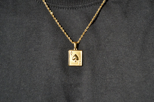 Gold Ace Pendant