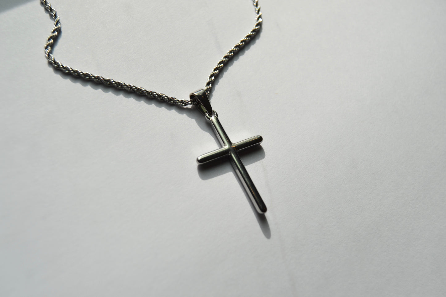 Silver Micro Cross Pendant