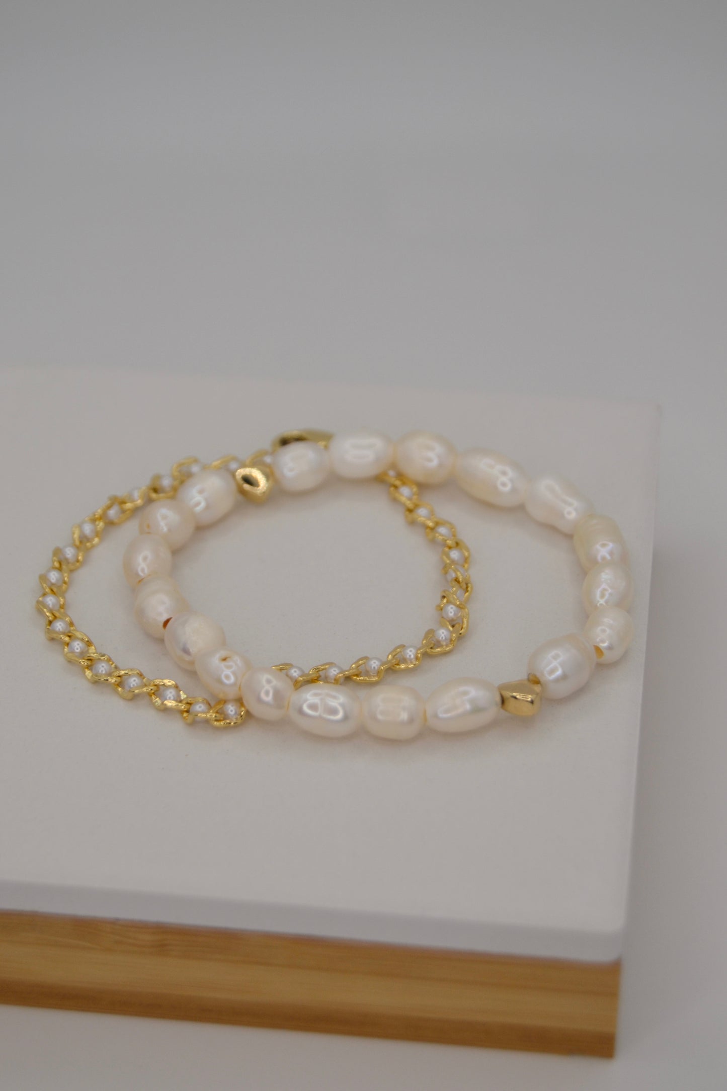 18k Gold & Pearl set