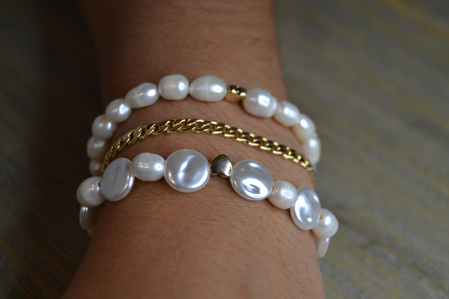 2 style freshwater pearl bracelet