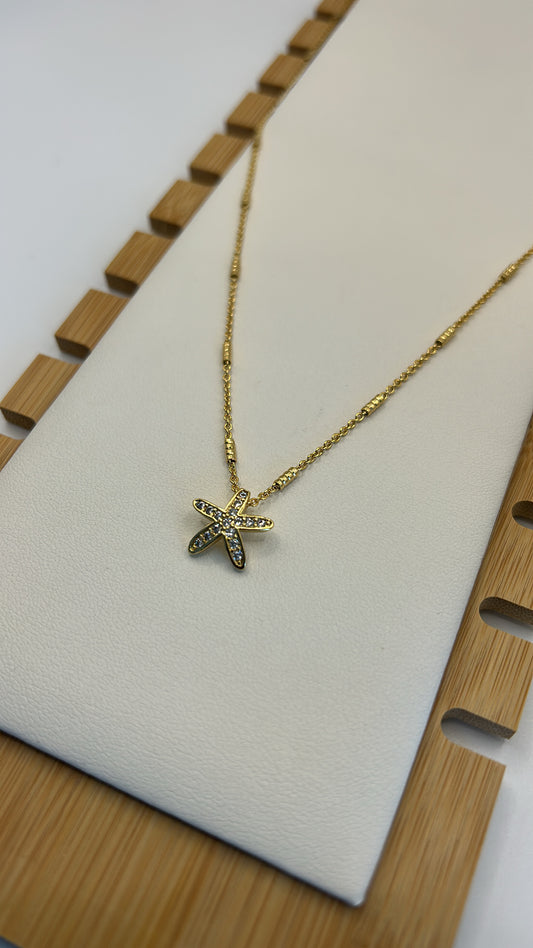 Women's Starlight Starfish Necklace