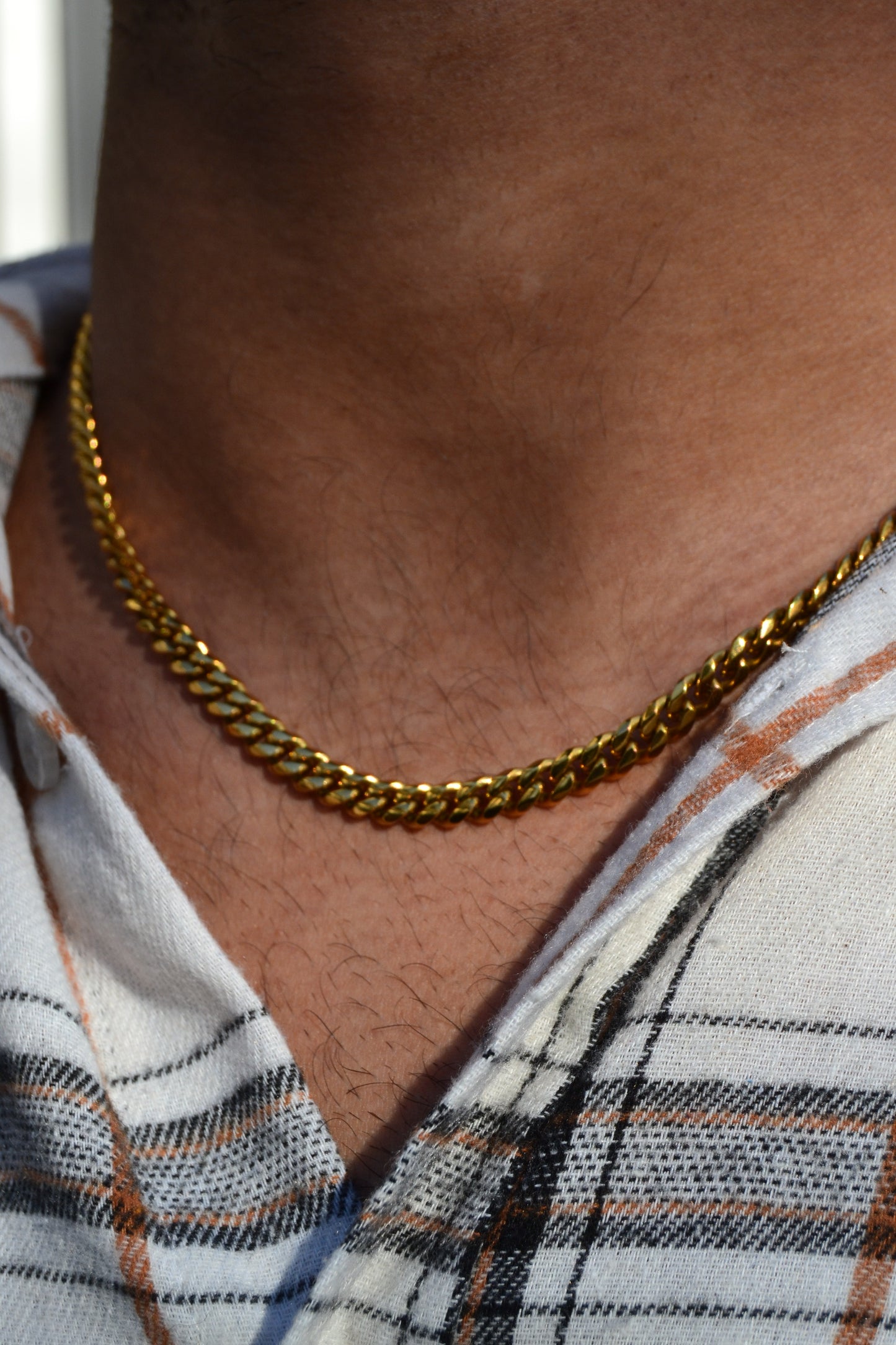 Men's Gold Cuban