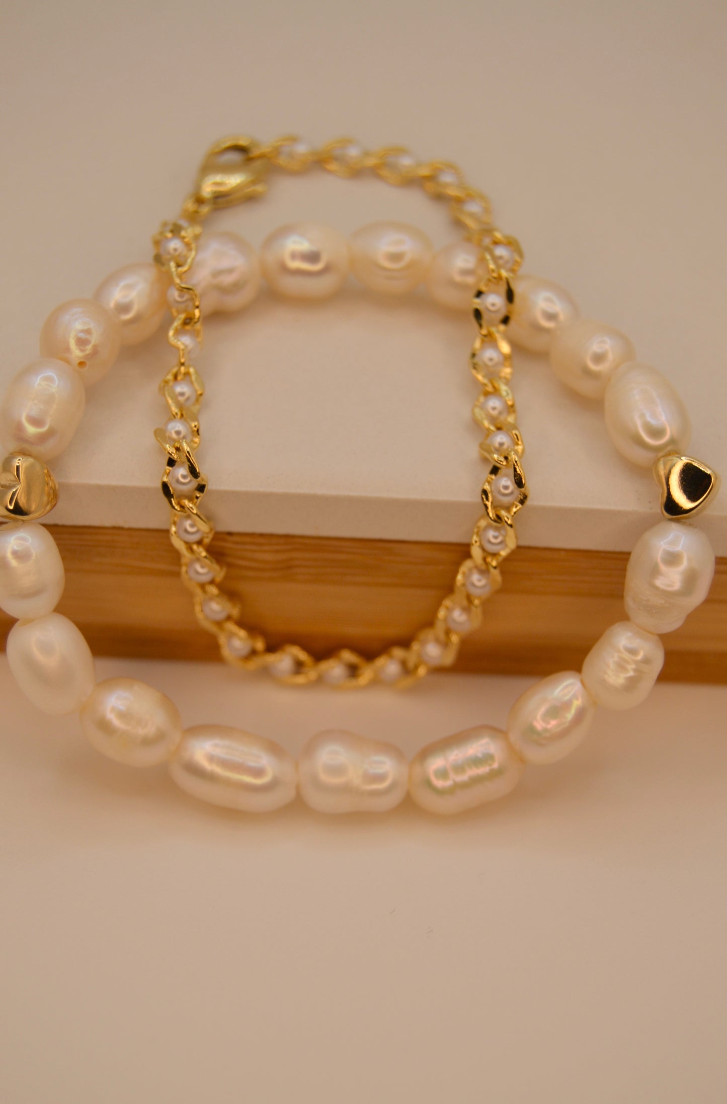 18k Gold & Pearl set