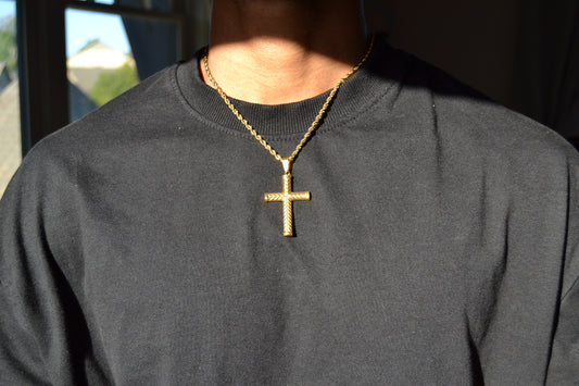 Men’s Gold Cross Pendant